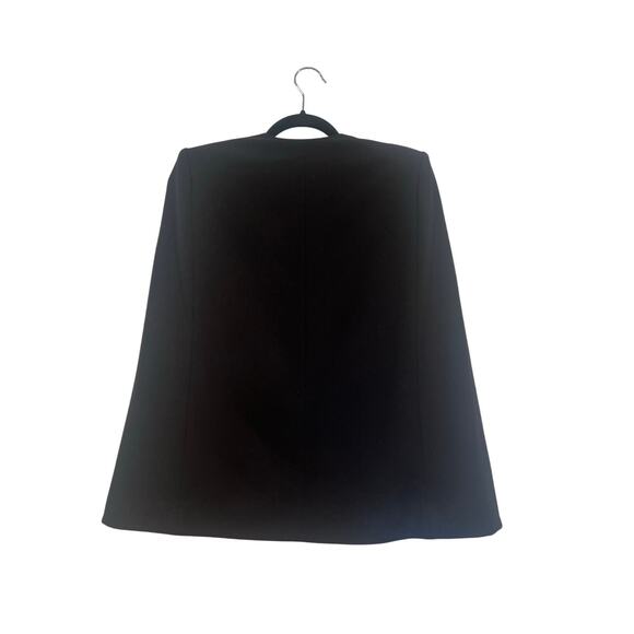 BCBGMAXAZRIA Upas Cape Blazer Jacket Black Formal Cocktail XXS - Picture 7 of 8